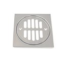 Westbrass Shower Strainer Set Square W/ Crown in Powdercoated White D313-50